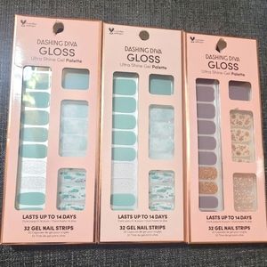 3 Dashing Diva Gloss Ultra Shine Gel Pallette.